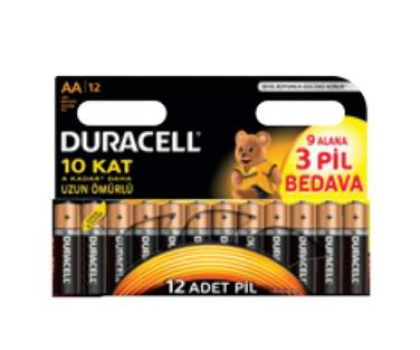 Bateria lub akumulatorek Duracell Baterie Basic AA/LR6 12szt blister